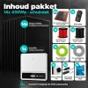 Inhoud 14x430Wp schuindakpakket met serie-omvormer en alle meegeleverde onderdelen