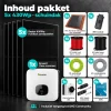 Inhoud 5x430Wp schuindakpakket met serie-omvormer en alle meegeleverde onderdelen