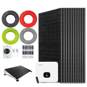 Zonnepanelen pakket voor platdak - 5.6 kW - 13x 430wp panelen