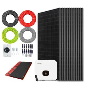 Zonnepanelen pakket voor schuindak - 5.2 kW - 12x 430wp panelen