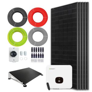 Zonnepanelen pakket voor platdak - 2.2 kW - 5x 430wp panelen