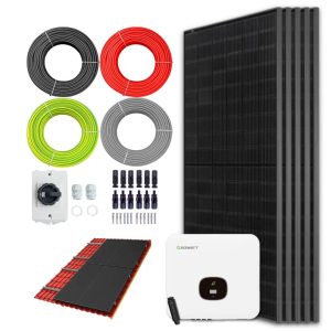 Zonnepanelen pakket voor schuindak - 2.2 kW - 5x 430wp panelen