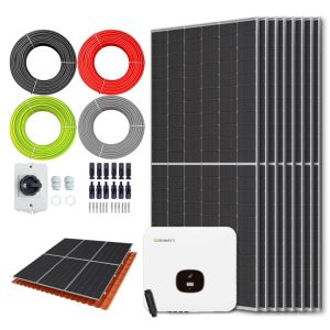 Zonnepanelen pakket voor schuindak - 4.5 kW - 8x 560wp panelen