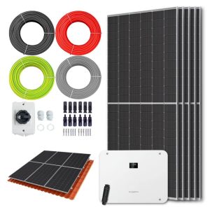 Zonnepanelen pakket voor schuindak - 3.5 kW - 5x 700wp panelen