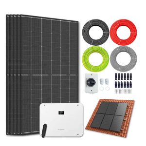 Zonnepanelen pakket voor schuindak - 3.5 kW - 5x 700wp panelen