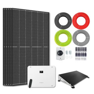 Zonnepanelen pakket voor platdak - 3.5 kW - 5x 700wp panelen