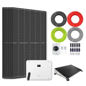 Zonnepanelen pakket voor platdak - 4.2 kW - 6x 700wp panelen