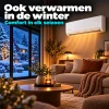 Compleet Single Split Airco pakket - 2.6 kW -  Koelen en Verwarmen - Doe-het-zelf pakket - Ook verwarmen in de winter