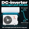 Compleet Single Split Airco pakket - 2.6 kW -  Koelen en Verwarmen - Doe-het-zelf pakket - DC-inverter