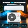 Compleet Single Split Airco pakket - 3.5 kW -  Koelen en Verwarmen - Doe-het-zelf pakket - Koelen én verwarmen
