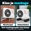 Compleet Single Split Airco pakket - 5.1 kW -  Koelen en Verwarmen - Doe-het-zelf pakket - Kies je montage