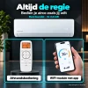 Compleet Single Split Airco pakket - 2x 2.6 kW bundel -  Koelen en Verwarmen - Doe-het-zelf pakket - Altijd de regie