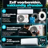 Compleet Single Split Airco pakket - 2x 3.5 kW bundel -  Koelen en Verwarmen - Doe-het-zelf pakket - Zelf voorbereiden, vakkundig afronden