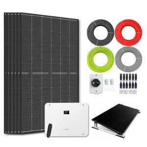 Zonnepanelen pakket voor platdak - 4.2 kW - 6x 700wp panelen