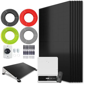 Zonnepanelen pakket voor platdak - 2.6 kW - 6x 430wp panelen