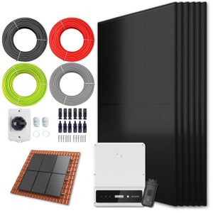 Zonnepanelen pakket voor schuindak - 2.6 kW - 6x 430wp panelen