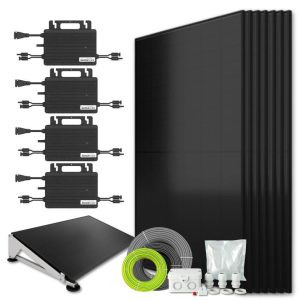 Zonnepanelen pakket voor platdak - 3.4 kW - 8x 430wp met micro-omvormers - Plug & Play