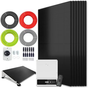 Zonnepanelen pakket voor platdak - 3.0 kW - 7x 430wp panelen