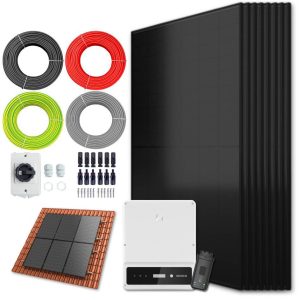 Zonnepanelen pakket voor schuindak - 3.4 kW - 8x 430wp panelen
