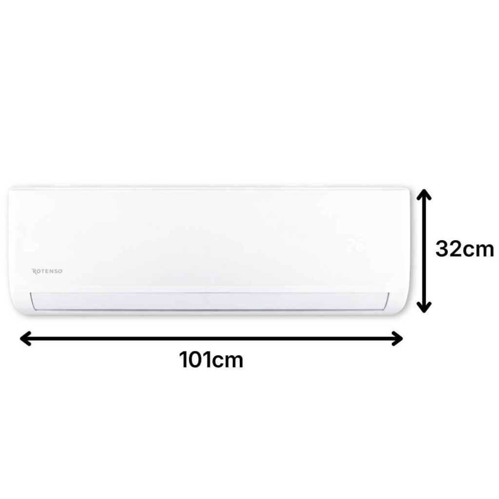 Maatvoering Roni 7,0 kW binnenunit