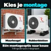 Compleet Multi Split Airco pakket – 2x 2.6 kW binnenunit – Koelen en Verwarmen - Kies je montage
