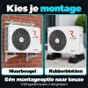 Compleet Multi Split Airco pakket – 2x 3.5 kW binnenunit – Koelen en Verwarmen - Kies je montage