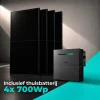 4x 700Wp zonnepanelen met TSUN 4 kWh thuisbatterij