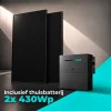 2x Restar 430Wp zonnepanelen met TSUN thuisbatterij 4 kWh
