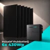 6x Restar 430Wp zonnepanelen met TSUN thuisbatterij 4 kWh