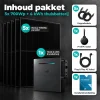 Inhoud pakket 5x 700Wp zonnepanelen en TSUN 4 kWh thuisbatterij