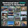 DHZ Pakket klantprojecten met zonnepanelen - vertrouwd door 2700+ klanten in Nederland