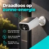 Draadloze DHZ beveiligingscamera met geïntegreerd zonnepaneel en oplaadbare accu