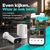 Live camerabeelden bekijken, bewegingsmeldingen ontvangen en terugpraten via de app