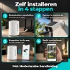 Het DHZ pakket met 2 solar camera’s en 1 basisstation zelf installeren in 4 stappen