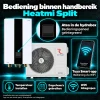 Heatmi Bediening - warmtepomp pakket met rubberen blokken